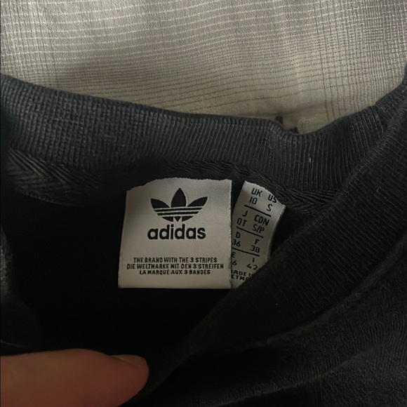 Adidas Black and White Sweatshirt - Picture 3 of 4